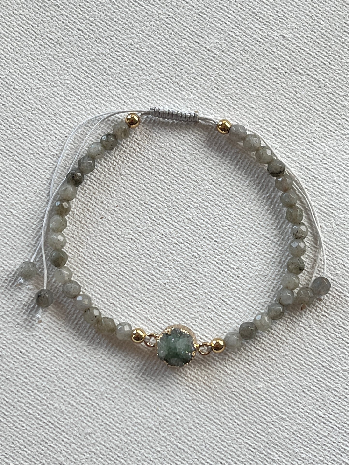 Labradorite with Druzy