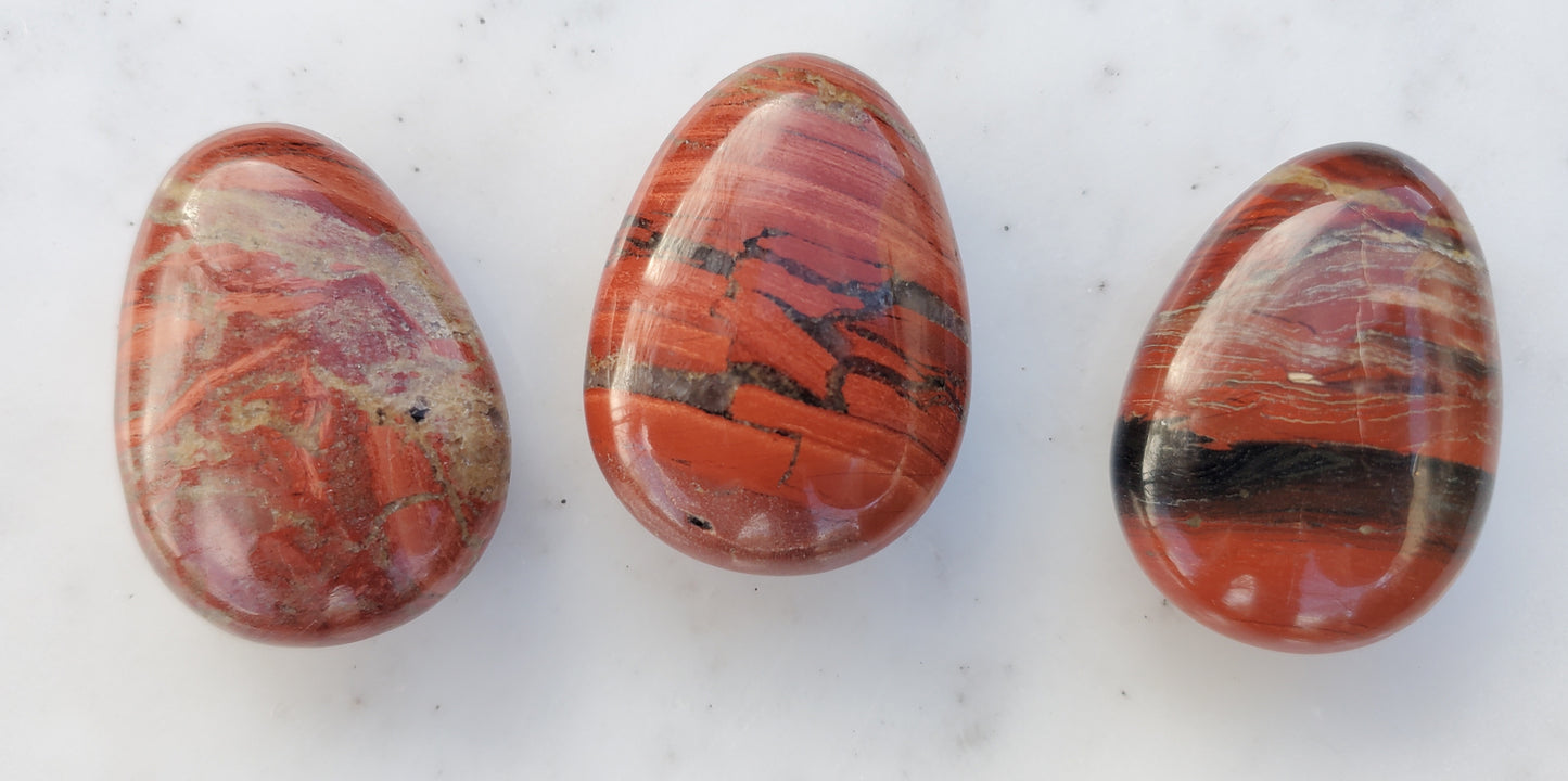 Red Jasper Pocket Stone