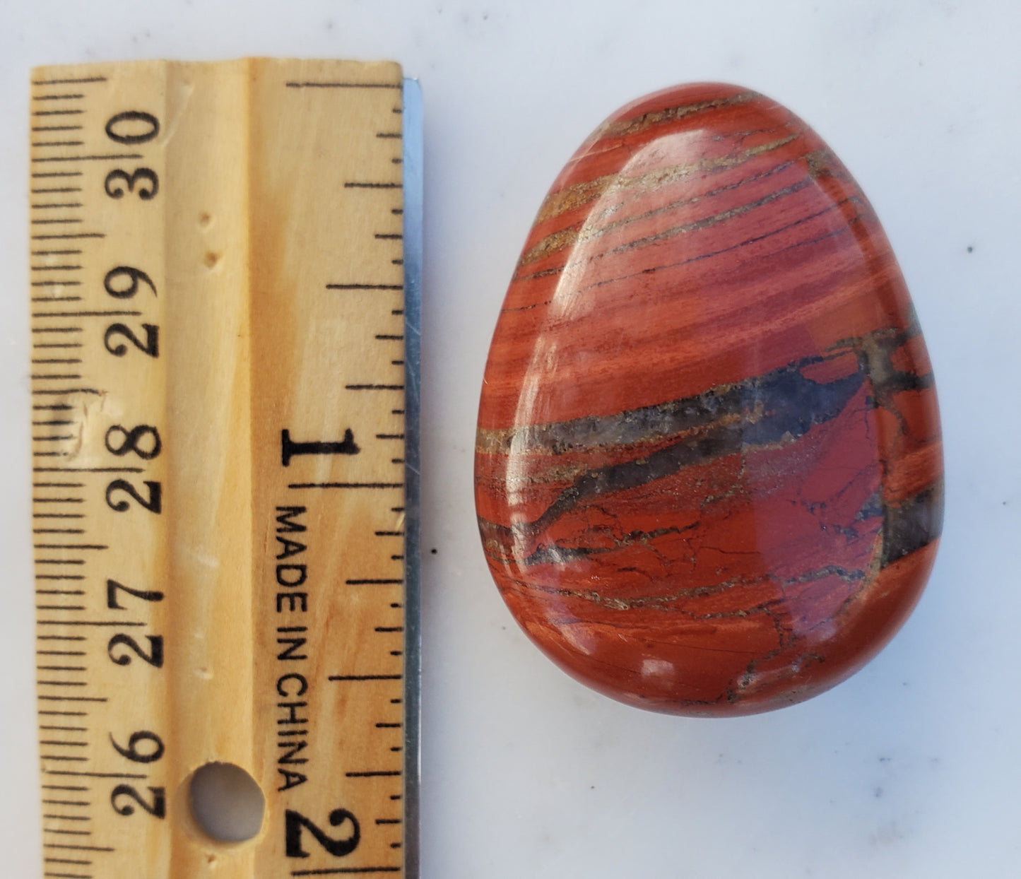 Red Jasper Pocket Stone