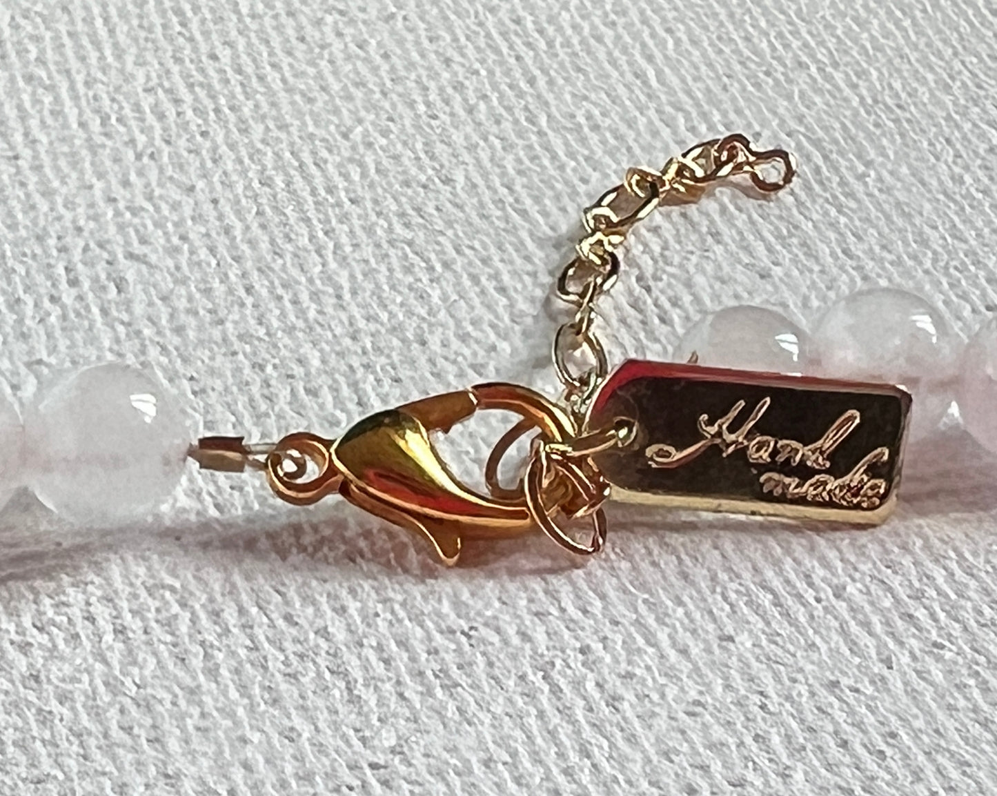Rose Quartz Simple Strand Necklace